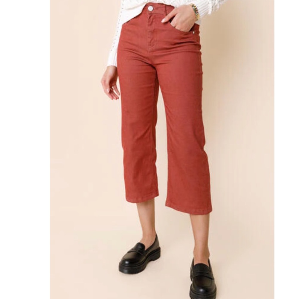Francesca’s pink culotte pants NWT size 28